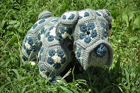 crochet dog image