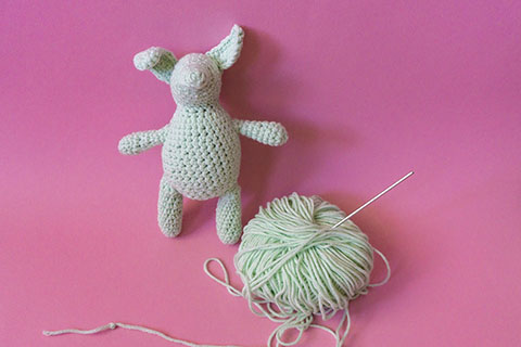 crochet pig image